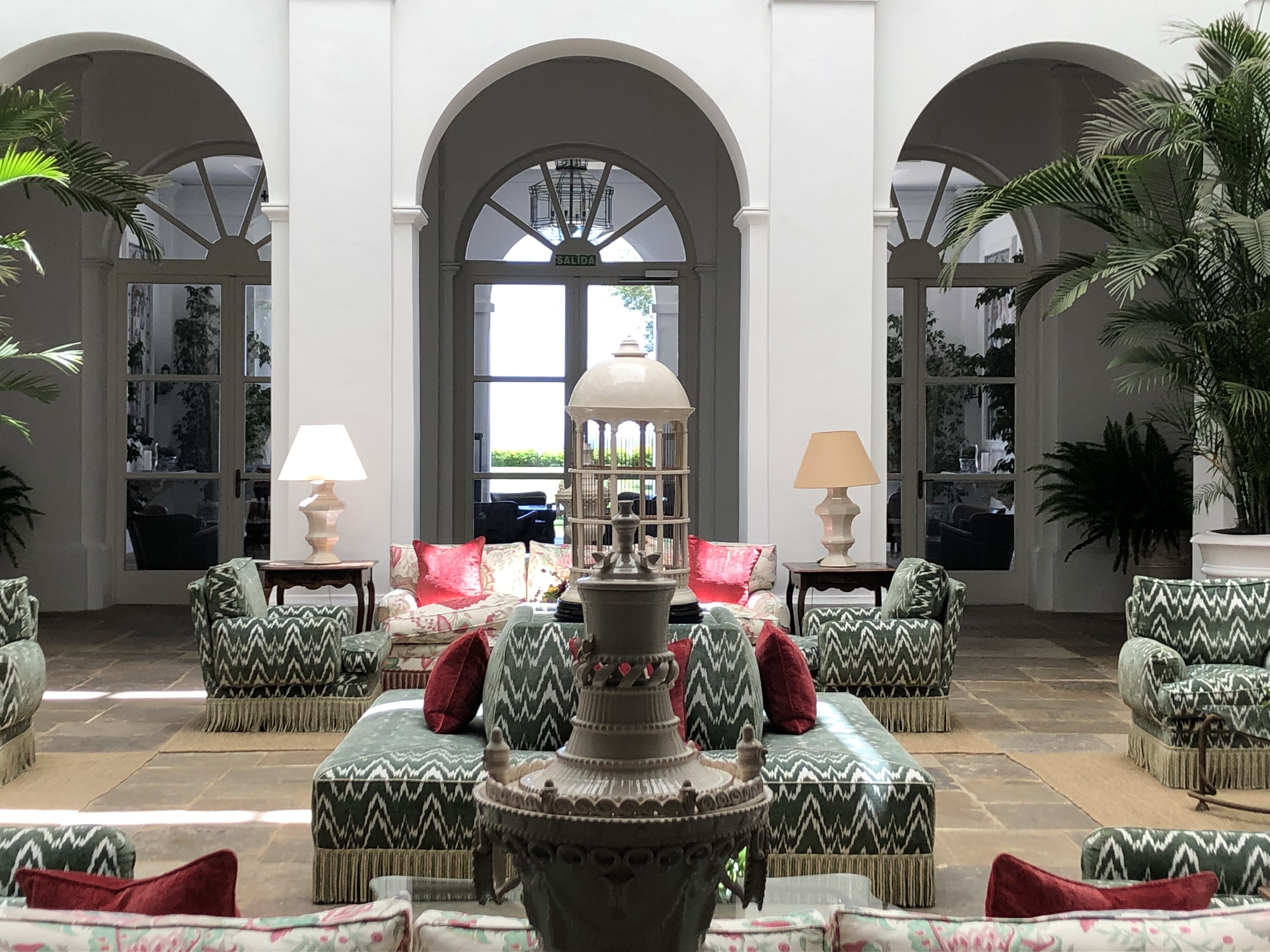 The lovely lobby.
